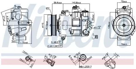 Компрессор, кондиционер 890632 CUPRA SKODA Компрессор, кондиционер 890632 CUPRA SKODA