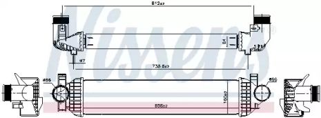Интеркулер FORD C-MAX II/FOCUS III /KUGA II (пр-во Nissens) Интеркулер FORD C-MAX II/FOCUS III /KUGA II (пр-во Nissens)