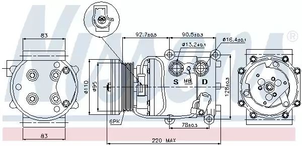 Компрессор, кондиционер 89071 BMW MAZDA Компрессор, кондиционер 89071 BMW MAZDA