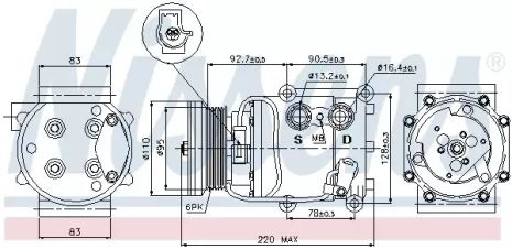 Компрессор, кондиционер 89071 BMW MAZDA Компрессор, кондиционер 89071 BMW MAZDA