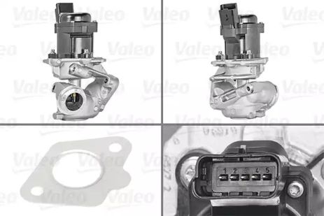 Клапан EGR C-Max/Fiesta/Focus/Fusion/2/3/Cooper/C30/S80 1,6D 03, 700444 (VALEO)