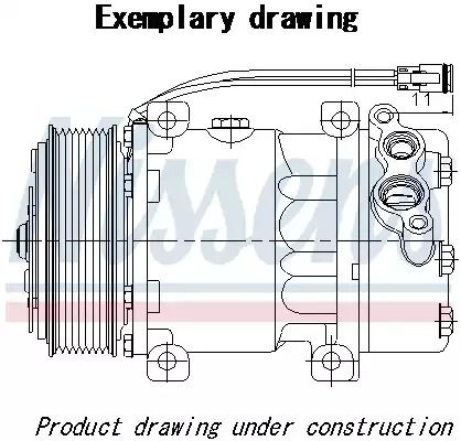 Компрессор, кондиционер 890679 CHEVROLET OPEL