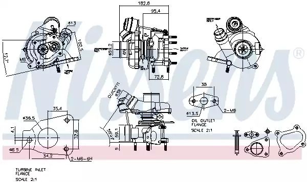 Компрессор, наддув 93139 NISSAN OPEL Компрессор, наддув 93139 NISSAN OPEL