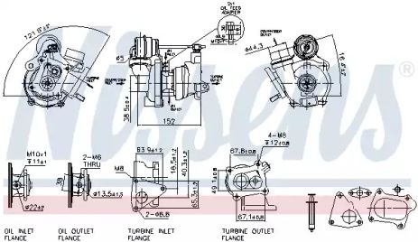 Компрессор, наддув 93078 DACIA NISSAN Компрессор, наддув 93078 DACIA NISSAN
