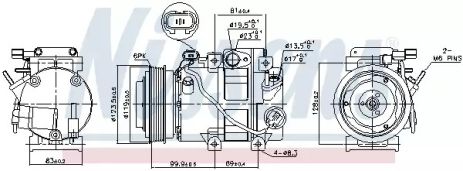 Компрессор, кондиционер 890151 HYUNDAI Компрессор, кондиционер 890151 HYUNDAI