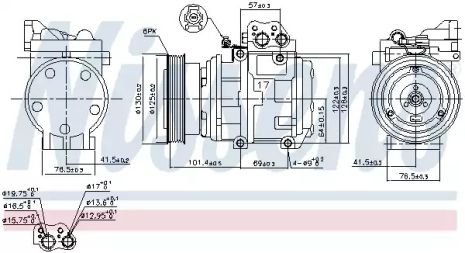 Компрессор, кондиционер 89153 KIA HYUNDAI Компрессор, кондиционер 89153 KIA HYUNDAI