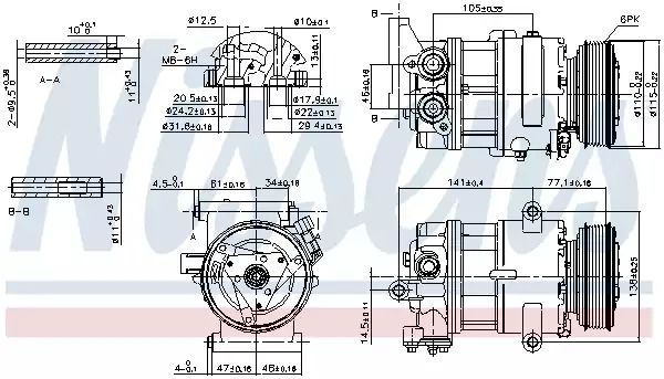 Компрессор, кондиционер 89590 PEUGEOT CITROEN Компрессор, кондиционер 89590 PEUGEOT CITROEN