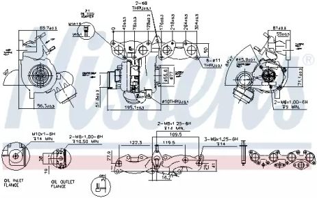 Турбина SKODA SUPERB II (3T) (08-) 2.0 TDi (пр-во Nissens) Турбина SKODA SUPERB II (3T) (08-) 2.0 TDi (пр-во Nissens)