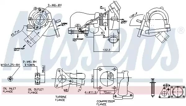 Компрессор, наддув 93251 FORD Компрессор, наддув 93251 FORD