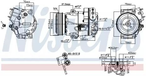 Компрессор, кондиционер 890266 CHEVROLET OPEL Компрессор, кондиционер 890266 CHEVROLET OPEL