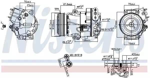 Компрессор, кондиционер 890266 CHEVROLET OPEL Компрессор, кондиционер 890266 CHEVROLET OPEL