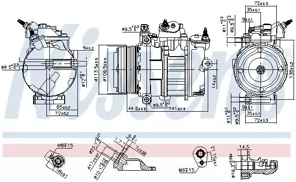 Компрессор, кондиционер 890419 FORD Компрессор, кондиционер 890419 FORD