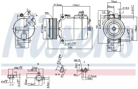 Компрессор, кондиционер 890043 BMW Компрессор, кондиционер 890043 BMW