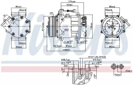 Компрессор, кондиционер 89347 PEUGEOT CITROEN