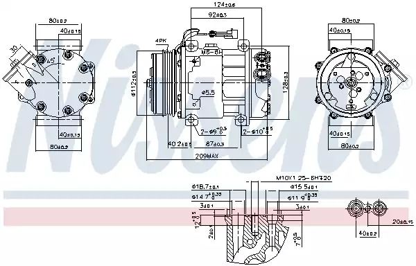 Компрессор, кондиционер 89347 PEUGEOT CITROEN Компрессор, кондиционер 89347 PEUGEOT CITROEN