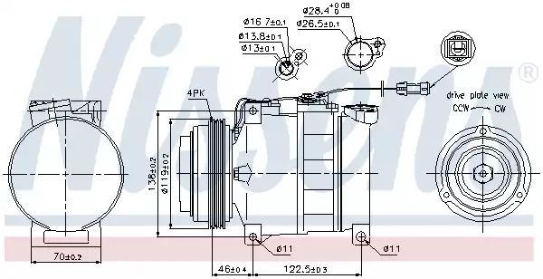 Компрессор, кондиционер 89045 SKODA VW Компрессор, кондиционер 89045 SKODA VW