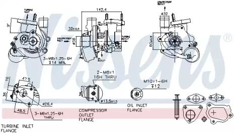Компрессор, наддув 93134 SUBARU SUZUKI