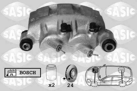 Супорт передній, 6504027 (Sasic) Супорт передній, 6504027 (Sasic)