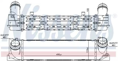 Интеркулер 96450 BMW