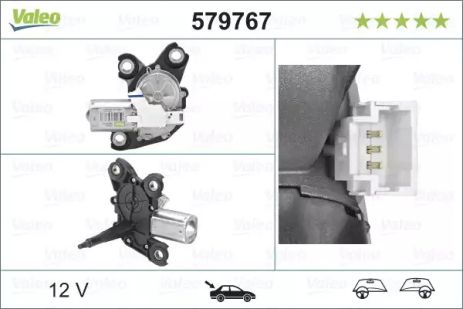 Двигун склоочисника Valeo