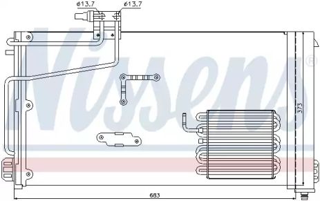 Конденсатор, кондиционер 94545 MERCEDESBENZ Конденсатор, кондиционер 94545 MERCEDESBENZ