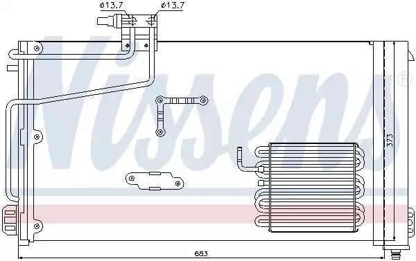 Конденсатор, кондиционер 94545 MERCEDESBENZ Конденсатор, кондиционер 94545 MERCEDESBENZ