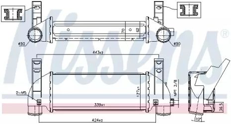 Интеркулер 96219 FORD Интеркулер 96219 FORD