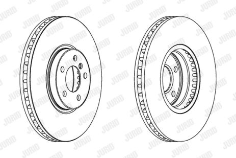 Диск тормозной BMW X5, JURID (562357JC1) Диск тормозной BMW X5, JURID (562357JC1)