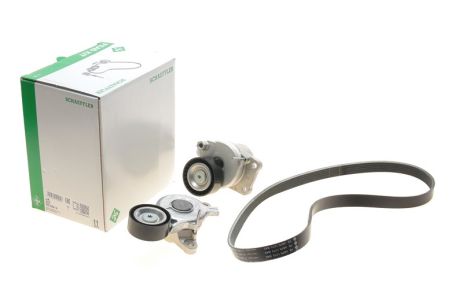Поликлиновой ременный комплект, OPEL VIVARO, VAUXHALL VIVARO, INA (529036010)