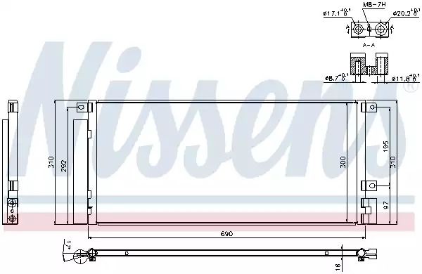 Конденсатор, кондиционер 940388 CHEVROLET OPEL Конденсатор, кондиционер 940388 CHEVROLET OPEL