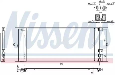 Конденсатор, кондиционер 940388 CHEVROLET OPEL Конденсатор, кондиционер 940388 CHEVROLET OPEL