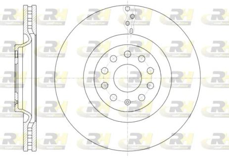Диск гальмівний SEAT LEON, AUDI TT, ROAD HOUSE (6148510)