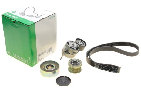 Поликлиновой ременный комплект, BMW 1, INA (529048220) Поликлиновой ременный комплект, BMW 1, INA (529048220)