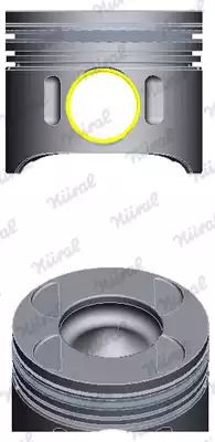 Поршень с кольцами MB 88.0 OM646.986 (пр-во NURAL)