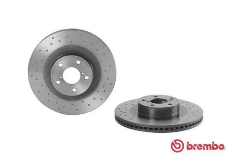 Диск тормозной TOYOTA GR, SUBARU WRX, BREMBO (09A9211X)