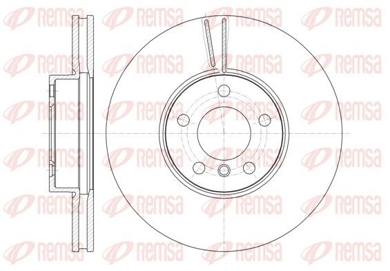 Диск тормозной BMW X6, REMSA (6130710) Диск тормозной BMW X6, REMSA (6130710)