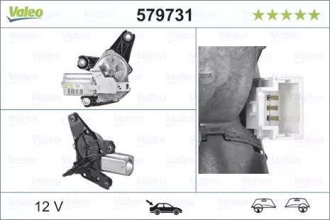 Двигун склоочисника Valeo Двигун склоочисника Valeo