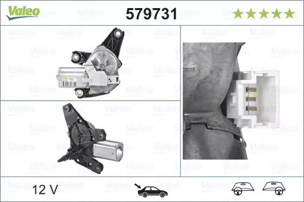 Двигун склоочисника Valeo Двигун склоочисника Valeo