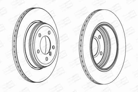 Диск гальмівний BMW 5, CHAMPION (562319CH) Диск гальмівний BMW 5, CHAMPION (562319CH)