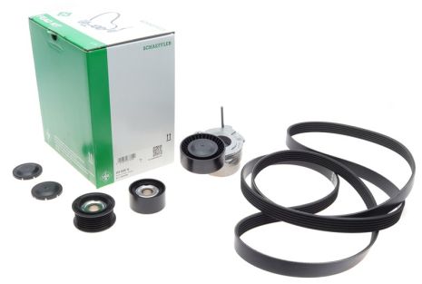 Поликлиновой ременный комплект, VW TOUAREG, AUDI Q7, INA (529053810)