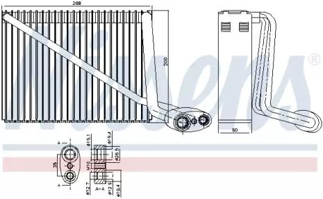 Испаритель, кондиционер 92272 SKODA VW Испаритель, кондиционер 92272 SKODA VW
