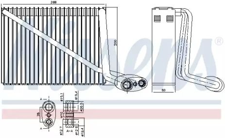 Испаритель, кондиционер 92272 SKODA VW Испаритель, кондиционер 92272 SKODA VW