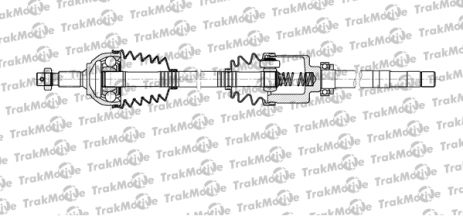 TRAKMOTIVE CITROEN Полуось прав L=973mm L=1019mm 28/37 зуб. Jumpy, Peugeot 508, FIAT SCUDO 2.0 D Multijet 10-1