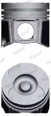 Поршень с кольцами RENAULT 89.5 G9U TRAPEZ (пр-во NURAL) Поршень с кольцами RENAULT 89.5 G9U TRAPEZ (пр-во NURAL)