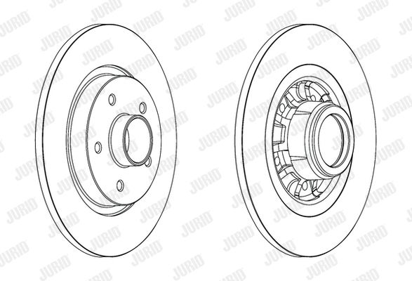 Диск тормозной MERCEDES-BENZ CITAN, RENAULT KANGOO, JURID (562609J1) Диск тормозной MERCEDES-BENZ CITAN, RENAULT KANGOO, JURID (562609J1)