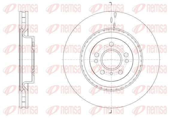 Диск тормозной MERCEDES-BENZ GLE, REMSA (6163410) Диск тормозной MERCEDES-BENZ GLE, REMSA (6163410)
