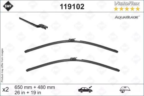 Щетка стеклоочистителя 119102 VOLVO Щетка стеклоочистителя 119102 VOLVO