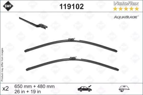Щетка стеклоочистителя 119102 VOLVO