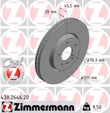 Диск тормозной BUICK (SGM), VAUXHALL INSIGNIA, ZIMMERMANN (430264620) Диск тормозной BUICK (SGM), VAUXHALL INSIGNIA, ZIMMERMANN (430264620)