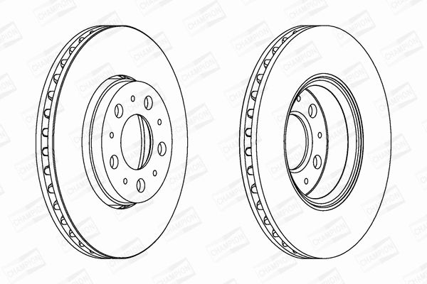 Диск тормозной VOLVO V70, CHAMPION (562244CH) Диск тормозной VOLVO V70, CHAMPION (562244CH)